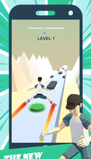 Urban Parkour - Smashing Roller Game screenshot 1