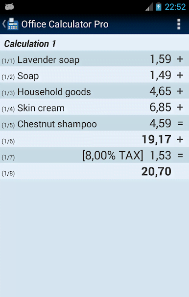 Office Calculator Pro screenshot 2