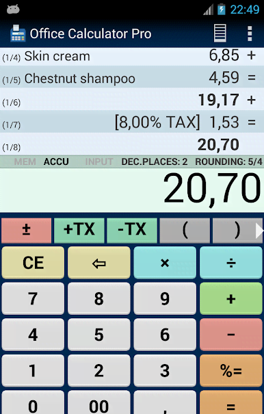 Office Calculator Pro screenshot 1