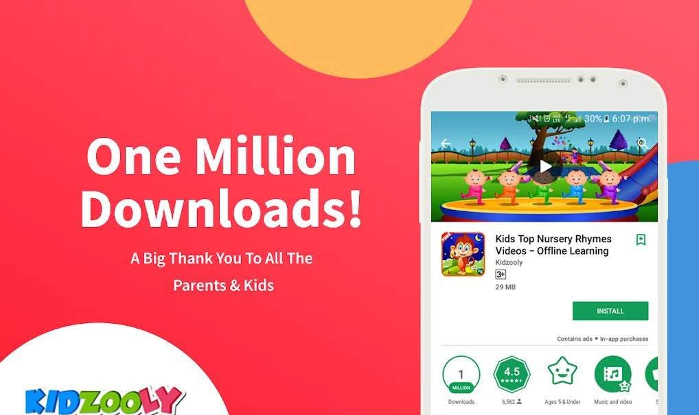 Kids Top Nursery Rhymes Videos - Offline Learning screenshot 1
