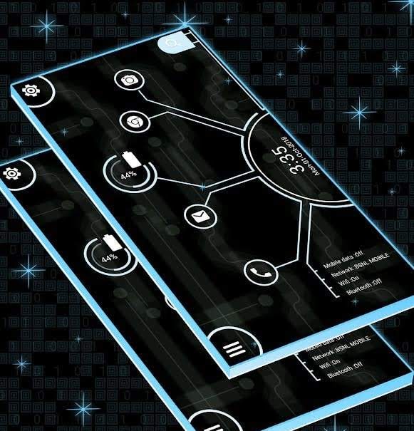 Curve Hi-tech Launcher 2019 - Next Generation Theme screenshot 2