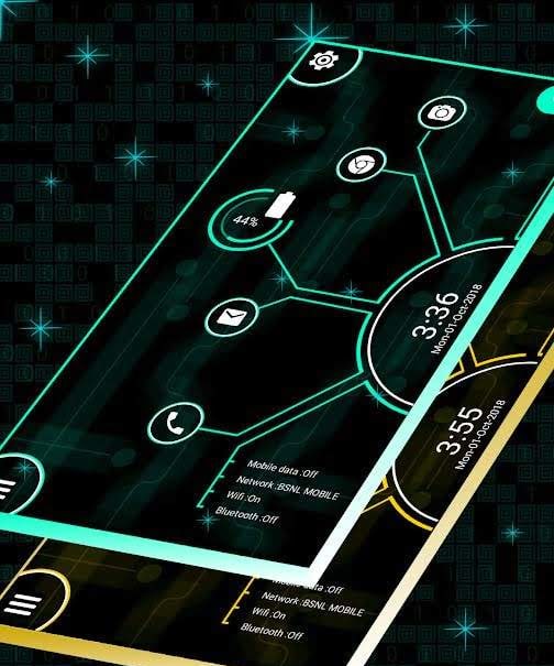 Curve Hi-tech Launcher 2019 - Next Generation Theme screenshot 3