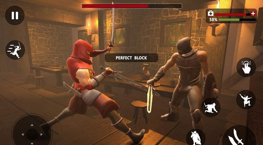 Ninja Samurai: Legend Hero Fighting gameplay screenshot 1