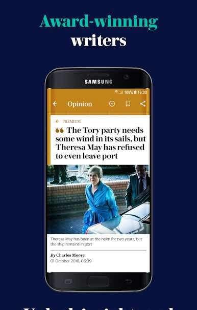 The Telegraph News screenshot 2
