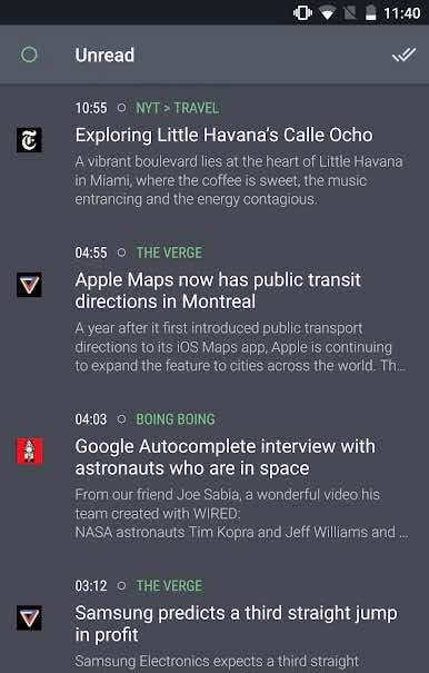 Newsfold | Feedly RSS reader screenshot 2