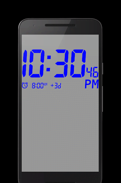 Big Digital Clock screenshot 2
