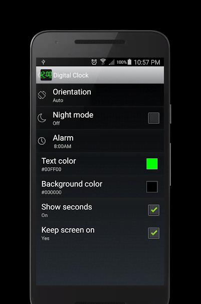 Big Digital Clock screenshot 4