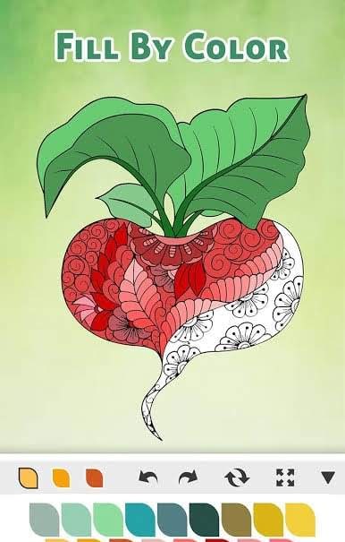 Color By Number - Relaxing Free Coloring Book screenshot 4