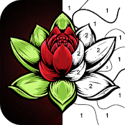 Color By Number - Relaxing Free Coloring Book