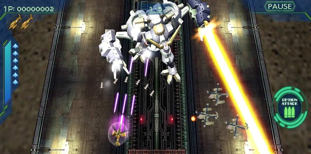 ZERO GUNNER 2 classic screenshot 3