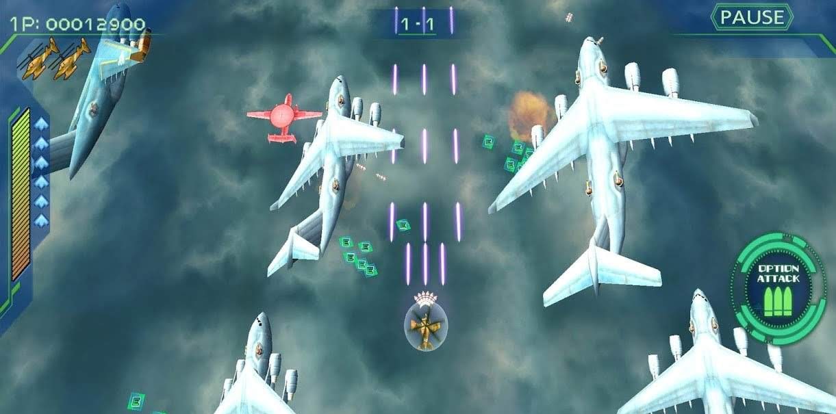 ZERO GUNNER 2 classic screenshot 1