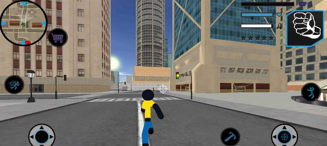 StickMan Rope Hero Vegas Mafia Fight To Survive gameplay screenshot 2