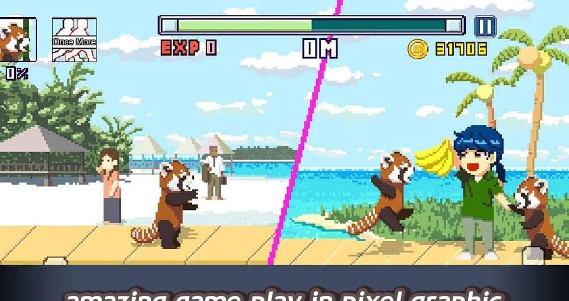 Maldives Friends : Pixel Flappy Fighter gameplay screenshot 3