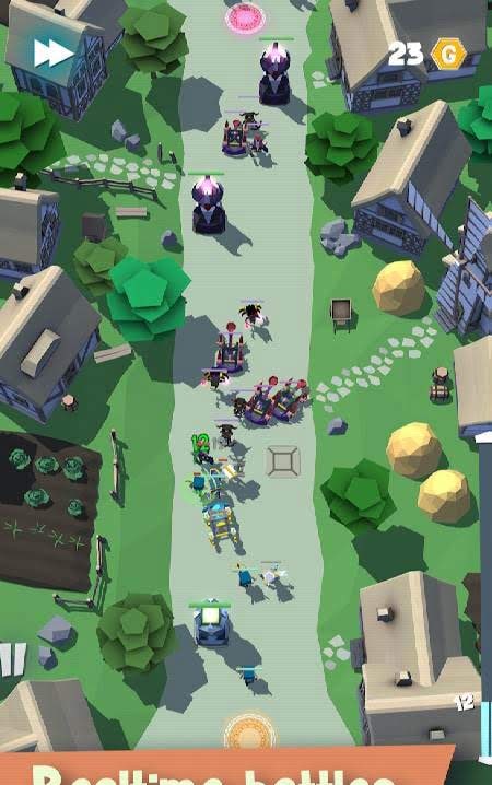 Various Creeps - offline moba battle action screenshot 1