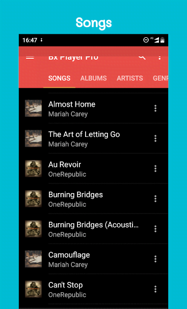 BX Music Player Pro - Tag Editor&Lyrics screenshot 4