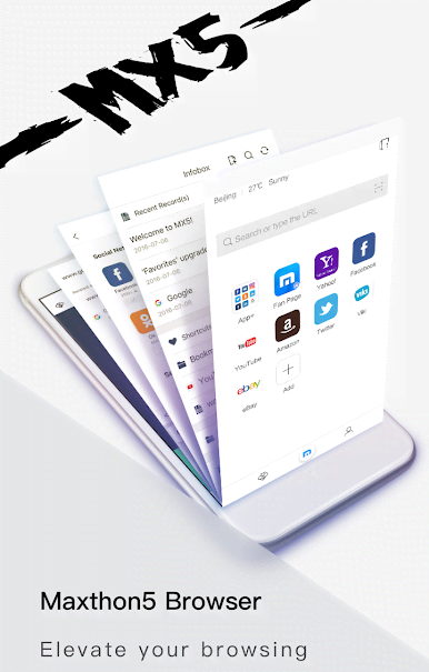 Maxthon Browser - Fast & Safe Cloud Web Browser screenshot 1