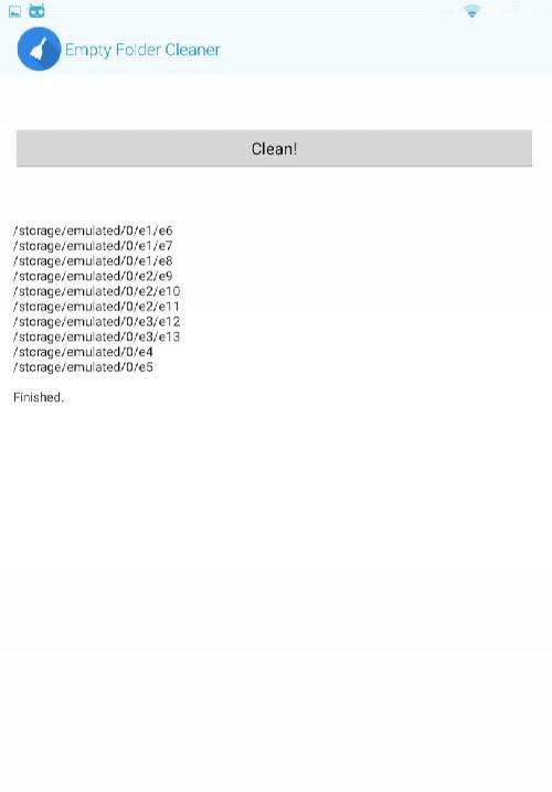 Empty Folder Cleaner screenshot 4