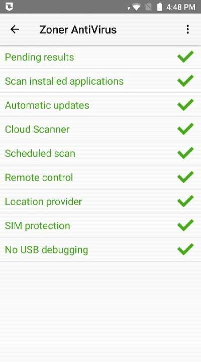 Zoner Mobile Security screenshot 2