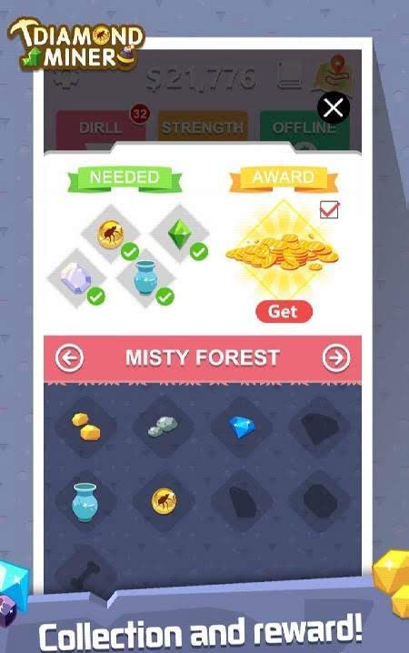 Diamond Miner: Treasure Digger!! screenshot 2