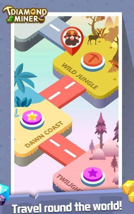 Diamond Miner: Treasure Digger!! screenshot 1