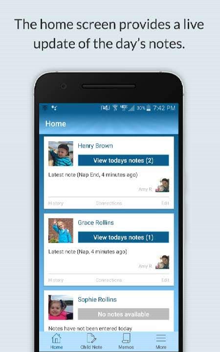 NannyNotes - Baby Tracker and Child Daily Log screenshot 1