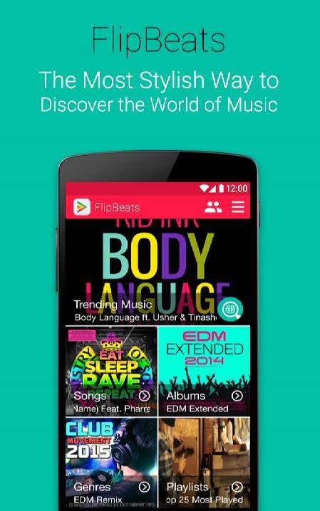 FlipBeats - Best Music Player screenshot 2