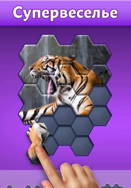 Hexa Jigsaw Puzzle gameplay screenshot 1
