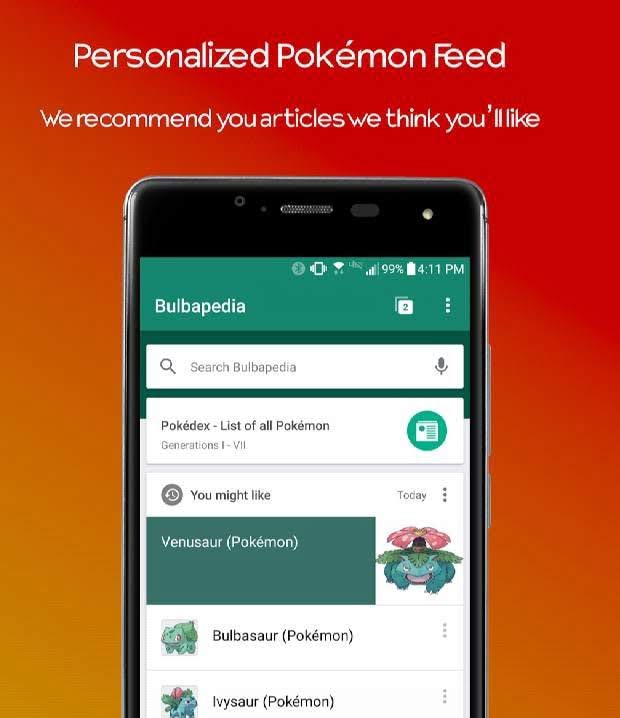 Bulbapedia - Pokémon Wiki screenshot 2