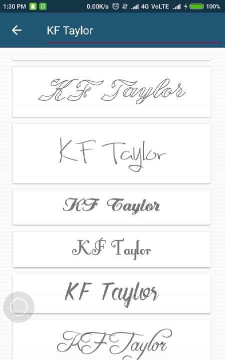 Signature Creator screenshot 2