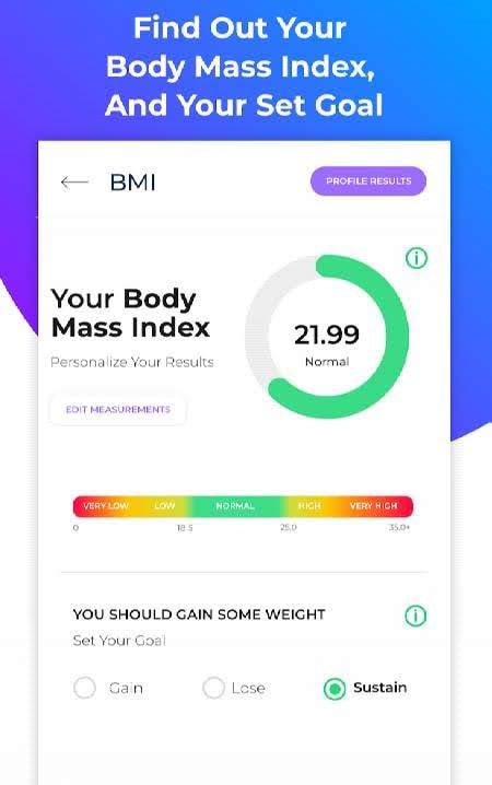 BMI Calculator - Calculate Your BFP & Ideal Weight screenshot 2