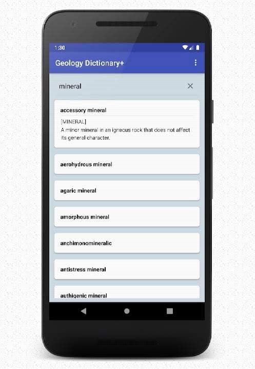 Geology Dictionary+ screenshot 4