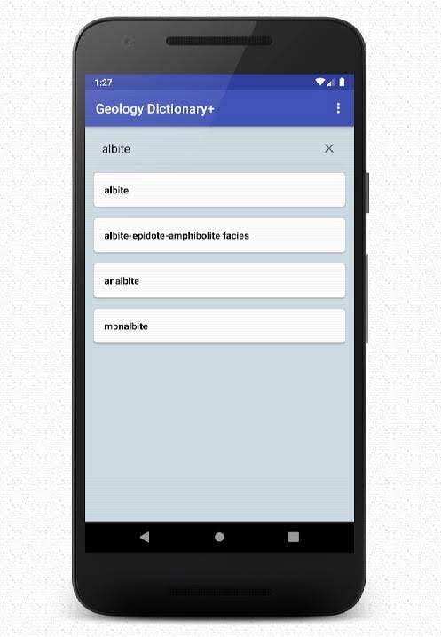 Geology Dictionary+ screenshot 2