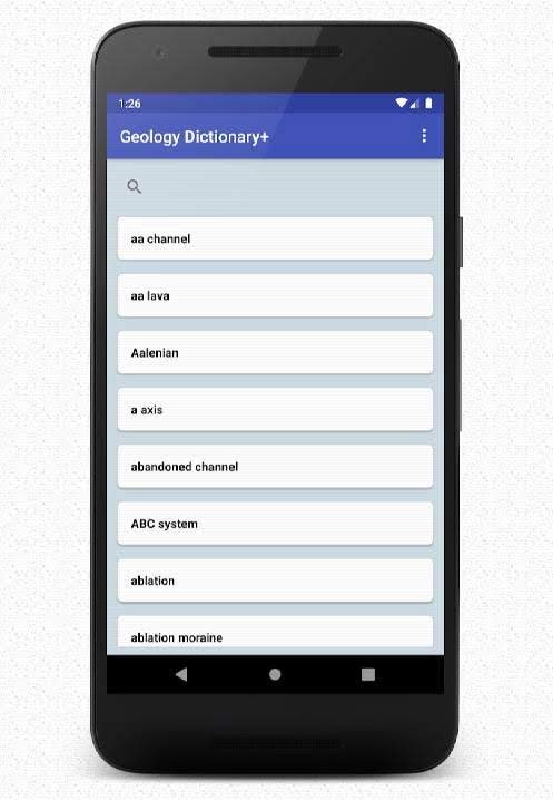 Geology Dictionary+ screenshot 1