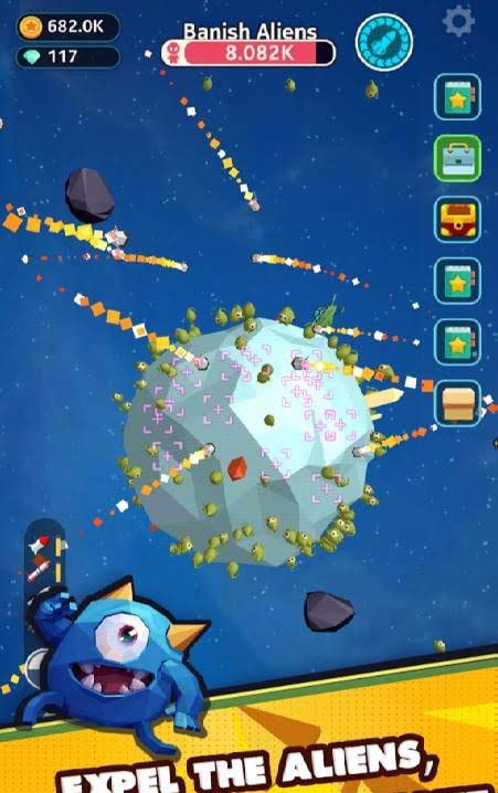 Planet Invader gameplay screenshot 1