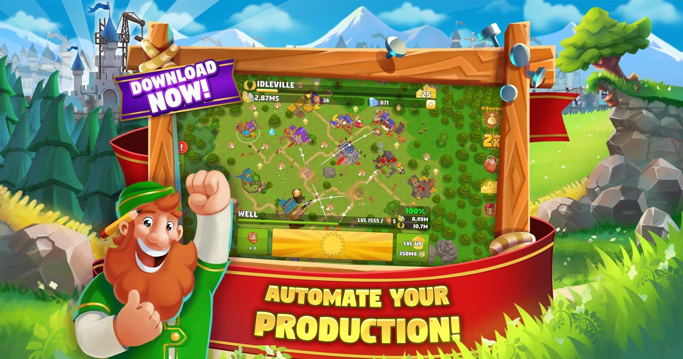 Idle Kingdom Builder gameplay screenshot 2