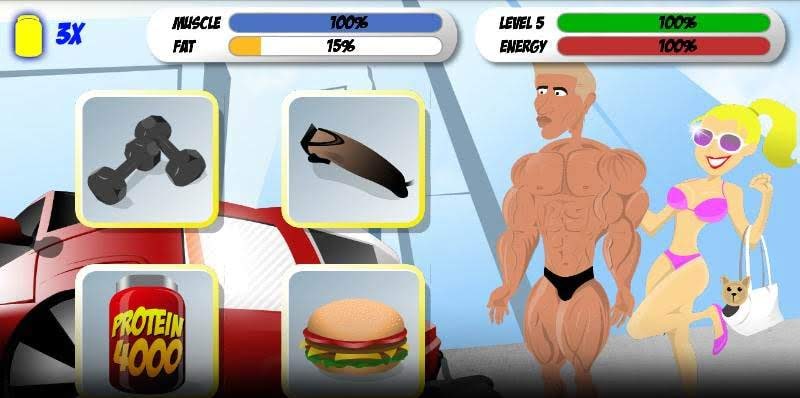Bodybuilding and Fitness game - Iron Muscle screenshot 4