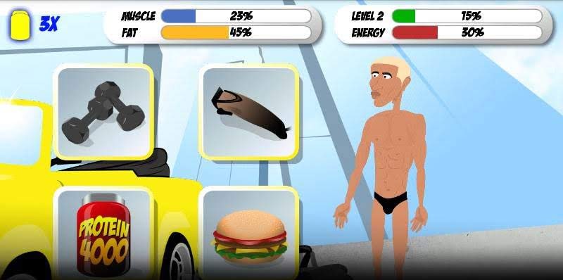 Bodybuilding and Fitness game - Iron Muscle screenshot 2