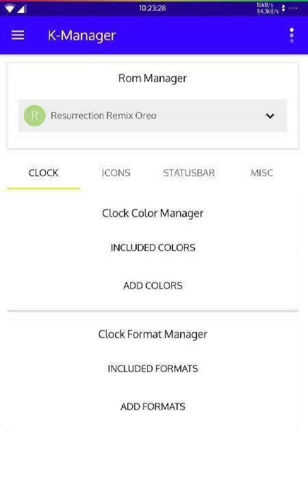 [Substratum] K-Manager for K-Klock screenshot 1