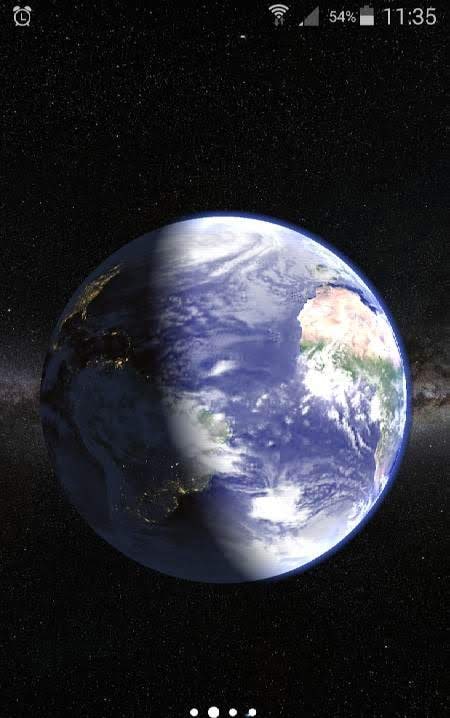 Earth Planet 3D Live Wallpaper Pro screenshot 4