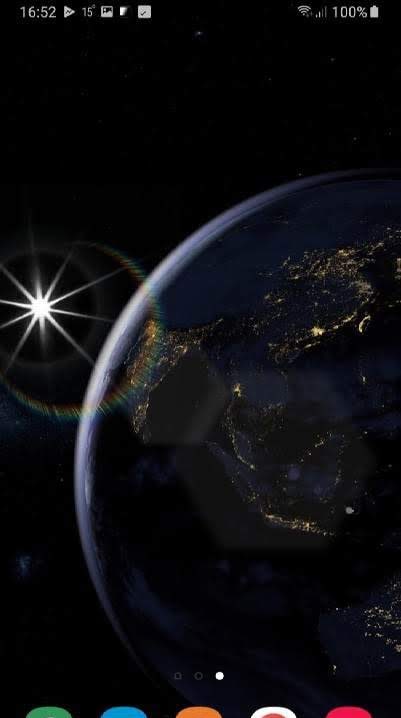 Earth Planet 3D Live Wallpaper Pro screenshot 2
