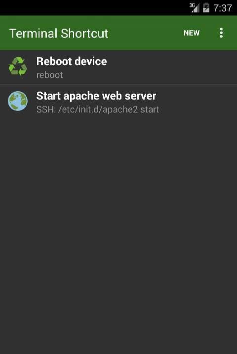 Terminal Shortcut Pro screenshot 1