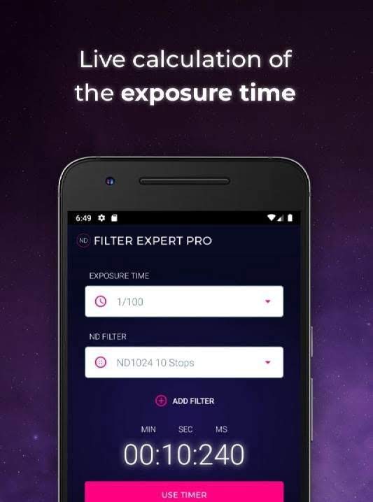 ND Filter Expert Pro preview screenshot 1