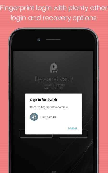 Personal Vault Pro screenshot 1