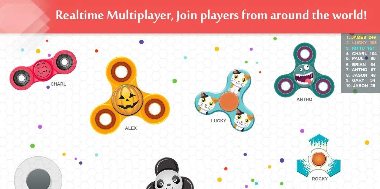 Fidget Spinner .io Game screenshot 4