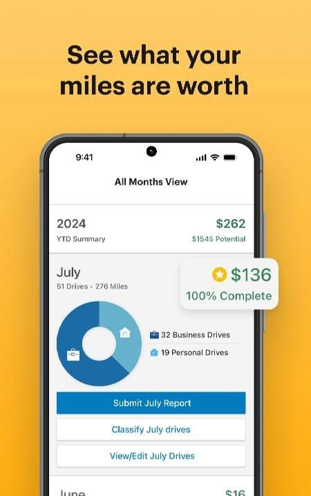 Mileage Tracker & Log - MileIQ screenshot 4