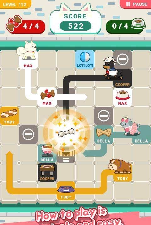 Drag My Puppy: Brain Puzzle screenshot 1