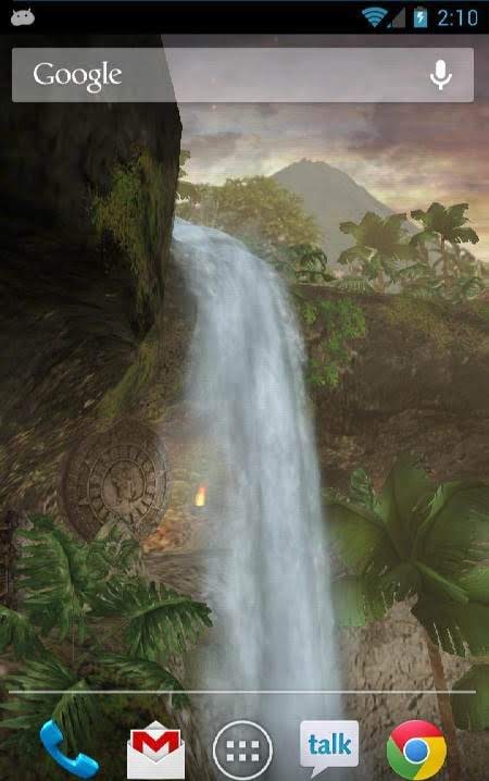 Jungle Waterfall LiveWallpaper screenshot 1