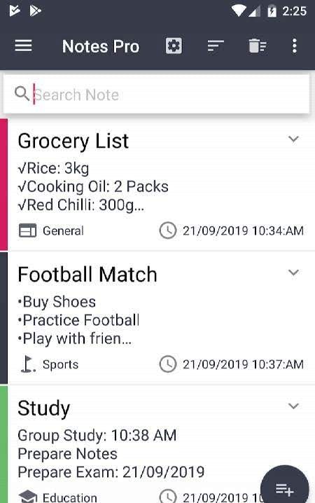 Notes Pro screenshot 1