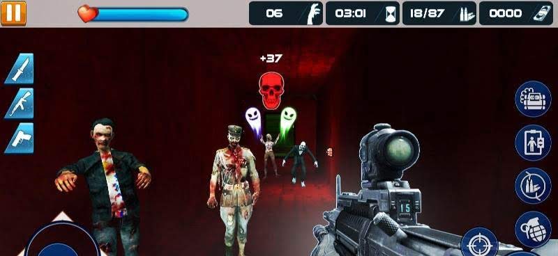 Real Zombie Hunter 2: FPS Shooting in Halloween screenshot 4