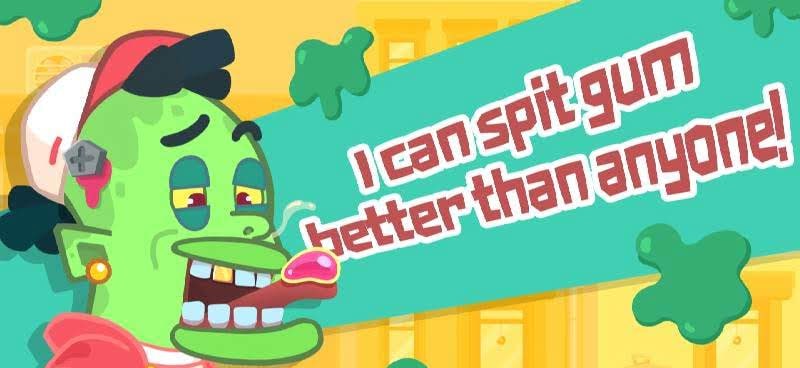 Gum Fly - Feed the Hungry Zombie! screenshot 1